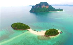 [泰国旅游景点]甲米海天一线沙