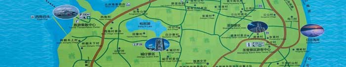 广西北海涠洲岛旅游导览地图2