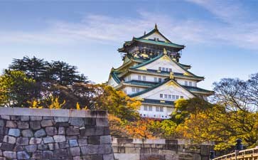 大阪城公园旅游-重庆到日本旅游