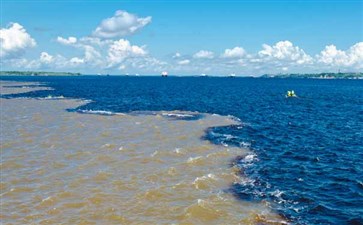 巴西·玛瑙斯·亚马逊河与内罗格河交汇处-重庆中国青年旅行社