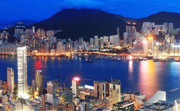 香港·维多利亚港夜景-重庆夕阳游