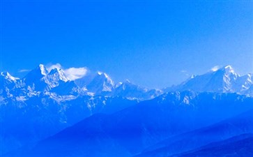 尼泊尔·纳加扩特眺望喜马拉雅山脉-重庆中国青年旅行社