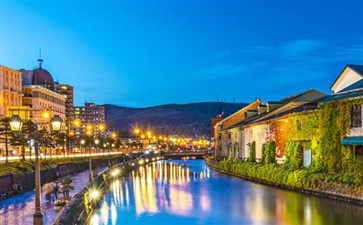 日本·北海道·小樽运河夏景-重庆中国青年旅行社