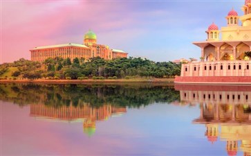 马来西亚·太子城·粉红水上清真寺-新马泰旅游