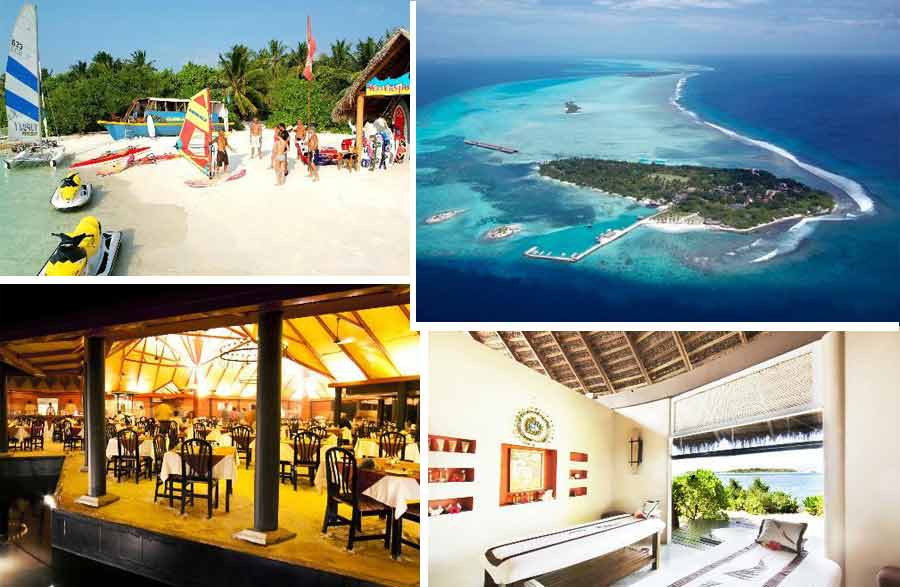 马尔代夫白金岛拼贴图-马尔代夫自由行旅游