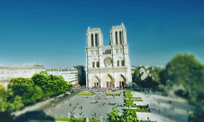 巴黎圣母院外观