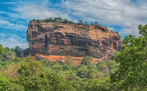斯里兰卡狮子岩远眺