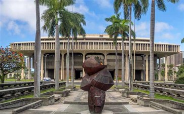 美国海岛夏威夷政府大楼-美加墨旅游-重庆青年旅行社