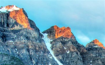 加拿大·班夫国家公园·落基山脉硫磺山-加拿大旅游赏枫
