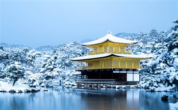 京都金阁寺冰雪旅游-重庆到日本旅游