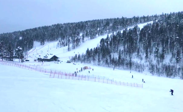 冬季欧洲旅游：芬兰萨利色尔卡Saariselka滑雪
