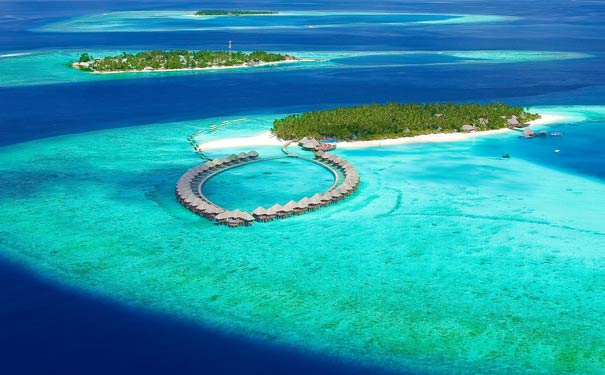 马尔代夫旅游：美露丽芙岛Vilu Reef全景