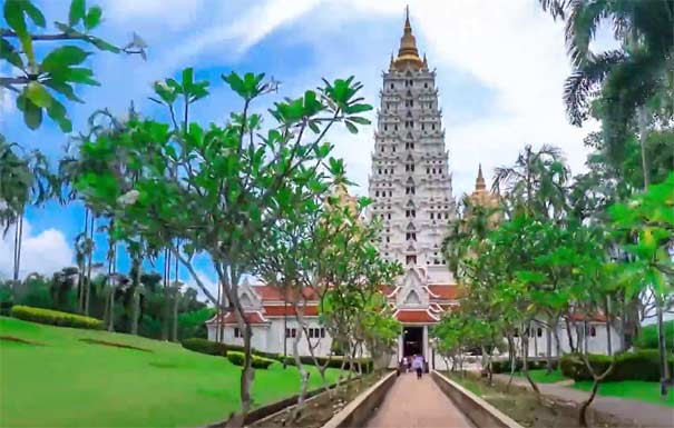 泰国旅游：曼谷九世皇庙(淡佛寺)