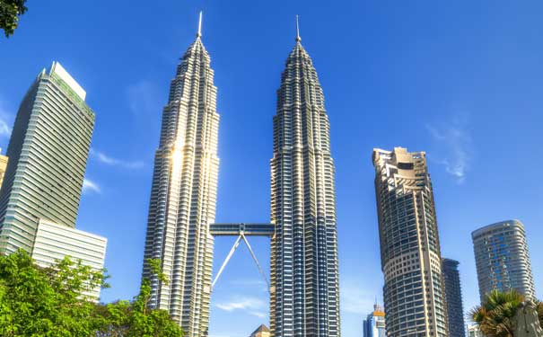 马来西亚旅游：吉隆坡双子塔
