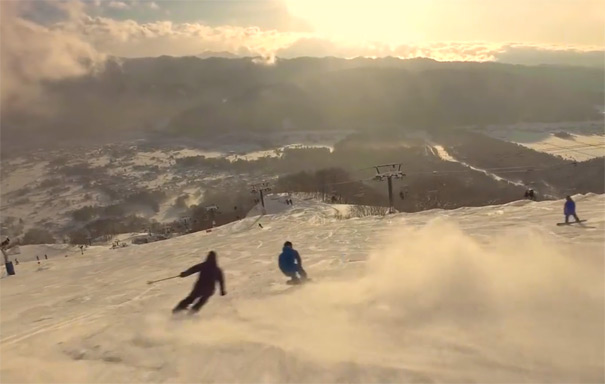 日本旅游：白马八方尾根滑雪场