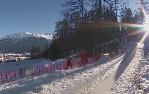 冬季瑞士旅游：圣莫里茨(St.Moritz)冰车道