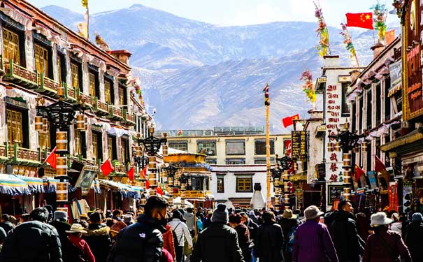 冬季西藏拉萨旅游：八廓街