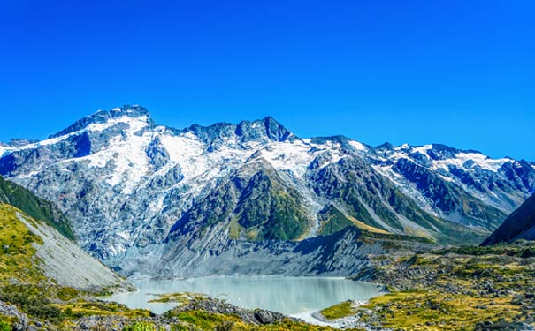 10月新西兰旅游景点推荐：库克山雪山
