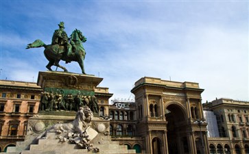 欧洲旅游：意大利米兰杜莫广场