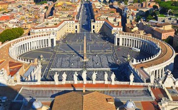 意大利旅游：罗马圣彼得广场