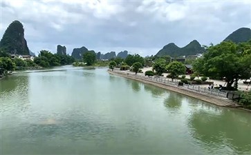 广西桂林旅游：阳朔遇龙河