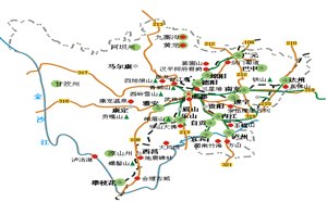 最新四川旅游景点分布地图全图解析