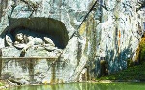 瑞士·琉森·垂死狮子像/狮子纪念碑/交通/在哪/怎么去/卫星地图/