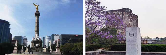 纪念碑与国立自治大学城_墨西哥旅游