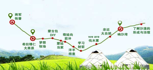 重庆到内蒙古夏令营旅游路线参考