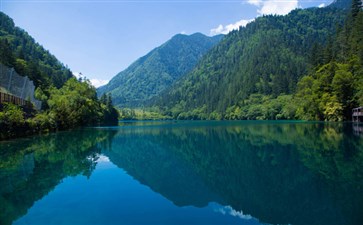 九寨沟夏季风景