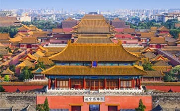北京故宫博物院建筑-重庆到北京旅游