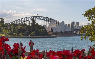 澳大利亚·悉尼·皇家植物园眺望悉尼歌剧院-重庆中国青年旅行社