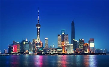 经典江南上海夜景-重庆到华东旅游