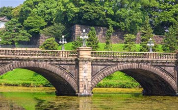 日本·东京·皇居外苑二重桥-日本旅游