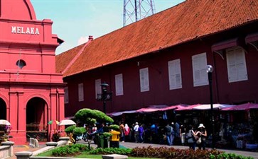 马来西亚·马六甲·荷兰红屋广场-马来西亚旅游报价