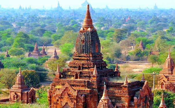缅甸蒲甘古塔与寺庙-重庆到缅甸自驾游