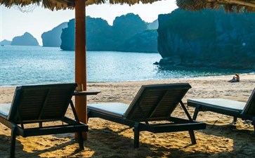 越南·下龙湾·吉婆岛沙滩-越南旅游线路
