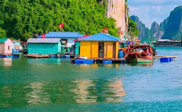 越南·下龙湾·吉婆岛·水上人家-越南旅游线路
