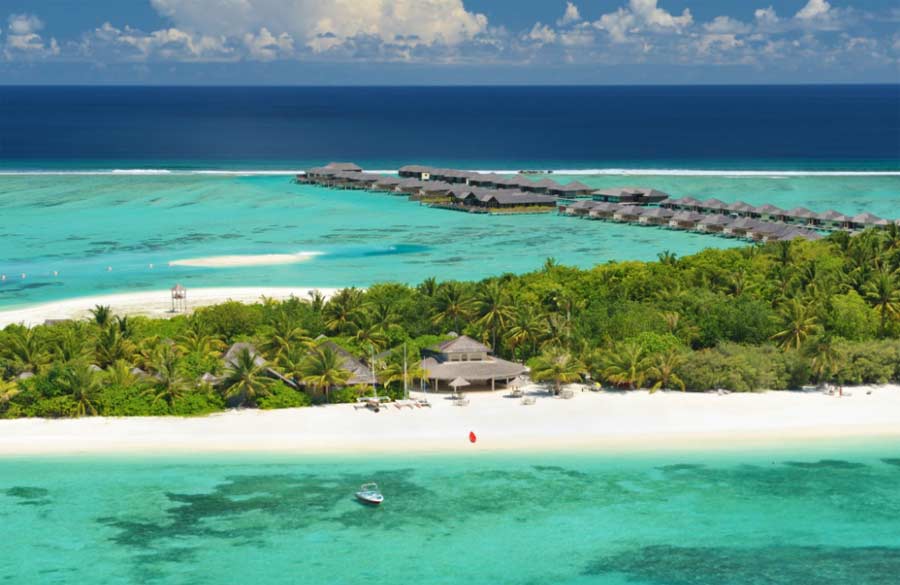 天堂岛度假村水上屋-马尔代夫旅游