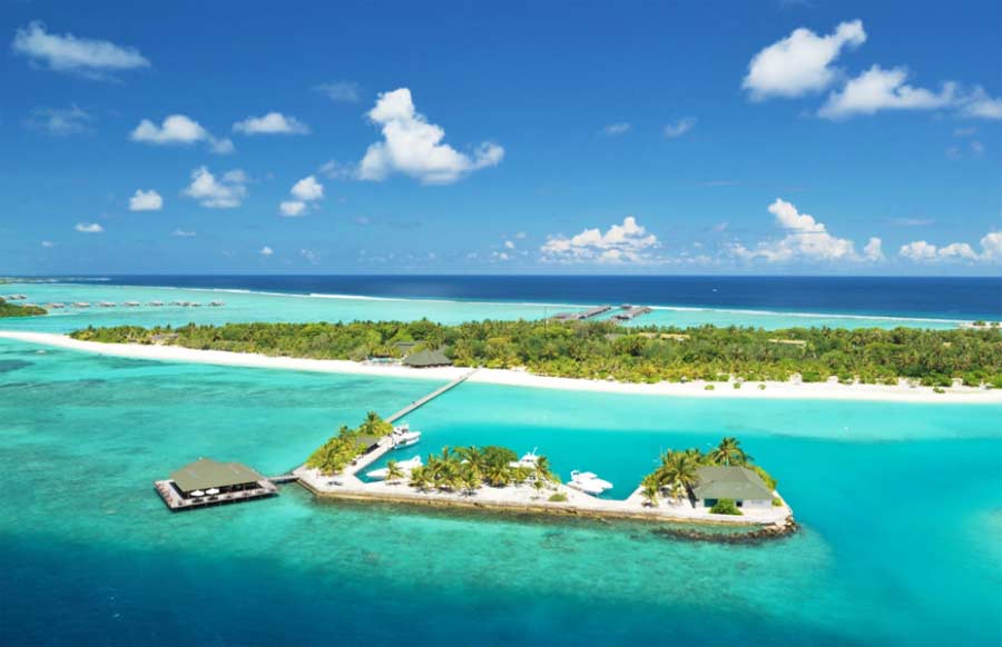 天堂岛度假村水上餐厅-马尔代夫旅游