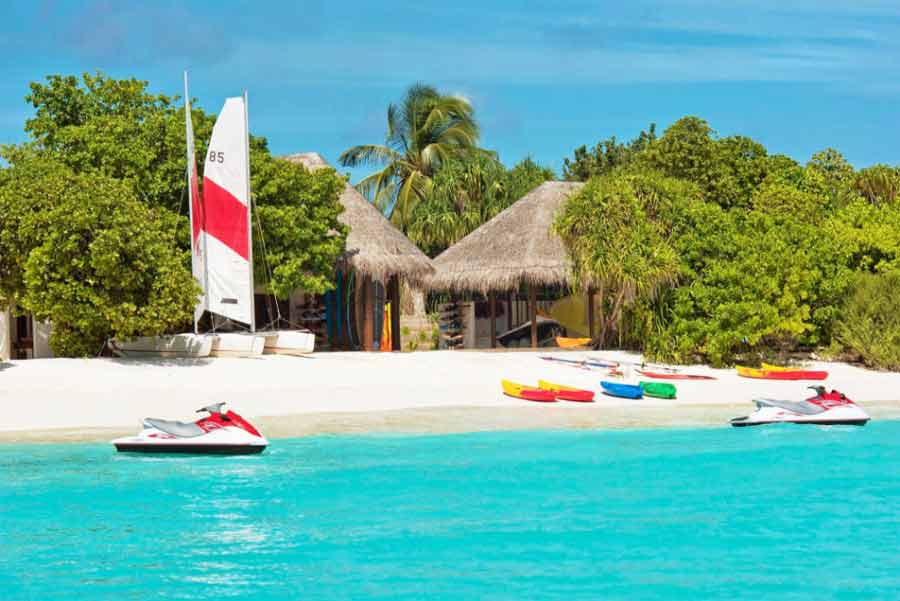 神仙珊瑚岛隐蔽温泉酒店水上娱乐项目-马尔代夫旅游报价