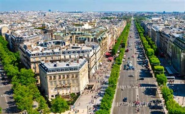 法国香榭里舍大道旅游-重庆到西欧旅游线路