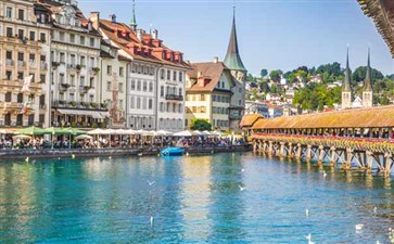 瑞士卡贝尔桥-欧洲6国旅游-重庆到欧洲旅游