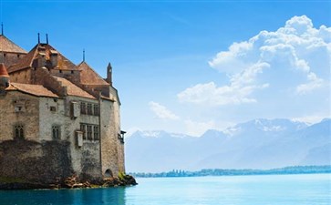 瑞士西庸古堡-欧洲瑞士德国旅游