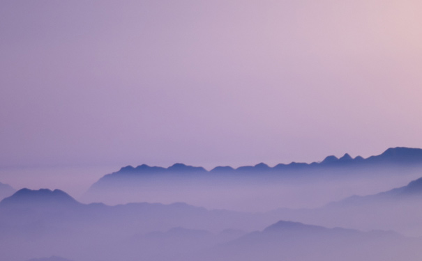 冬季黄山旅游云海