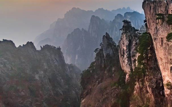 黄山黄昏-重庆到黄山呈坎旅游