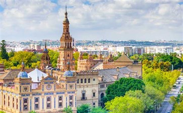 西班牙塞维利亚老城旅游-重庆到英爱法西葡5国旅游