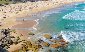 悉尼邦迪海滩-澳大利亚新西兰旅游