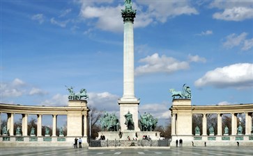 布达佩斯英雄广场-重庆到东欧旅游线路