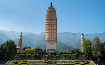 崇圣寺三塔,重庆到大理旅游,重庆旅行社